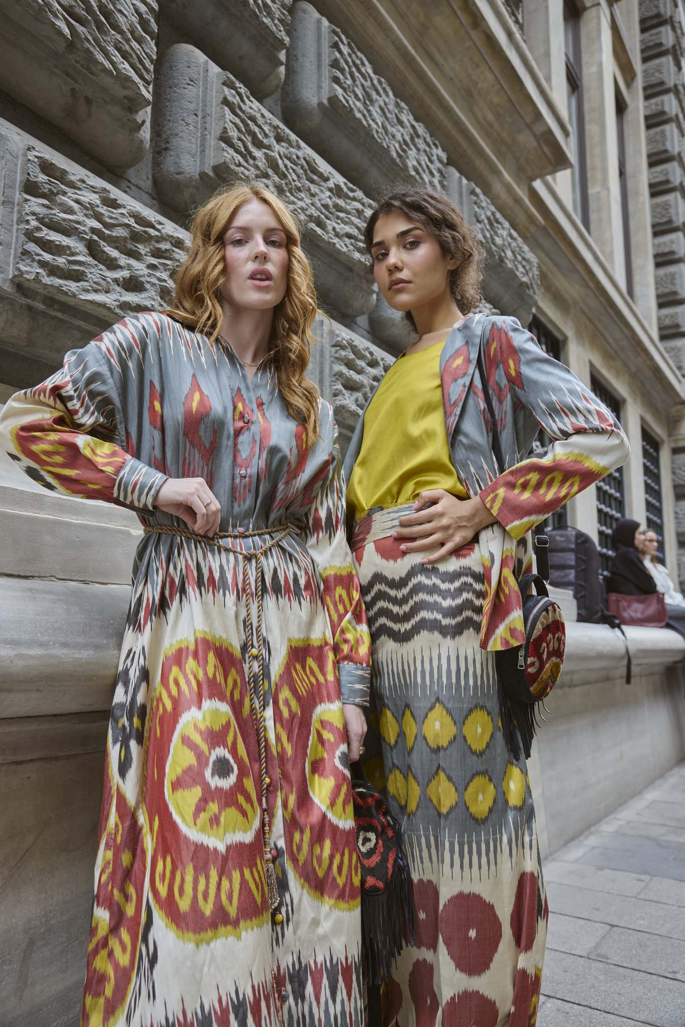 SILK IKAT SHIRT DRESS