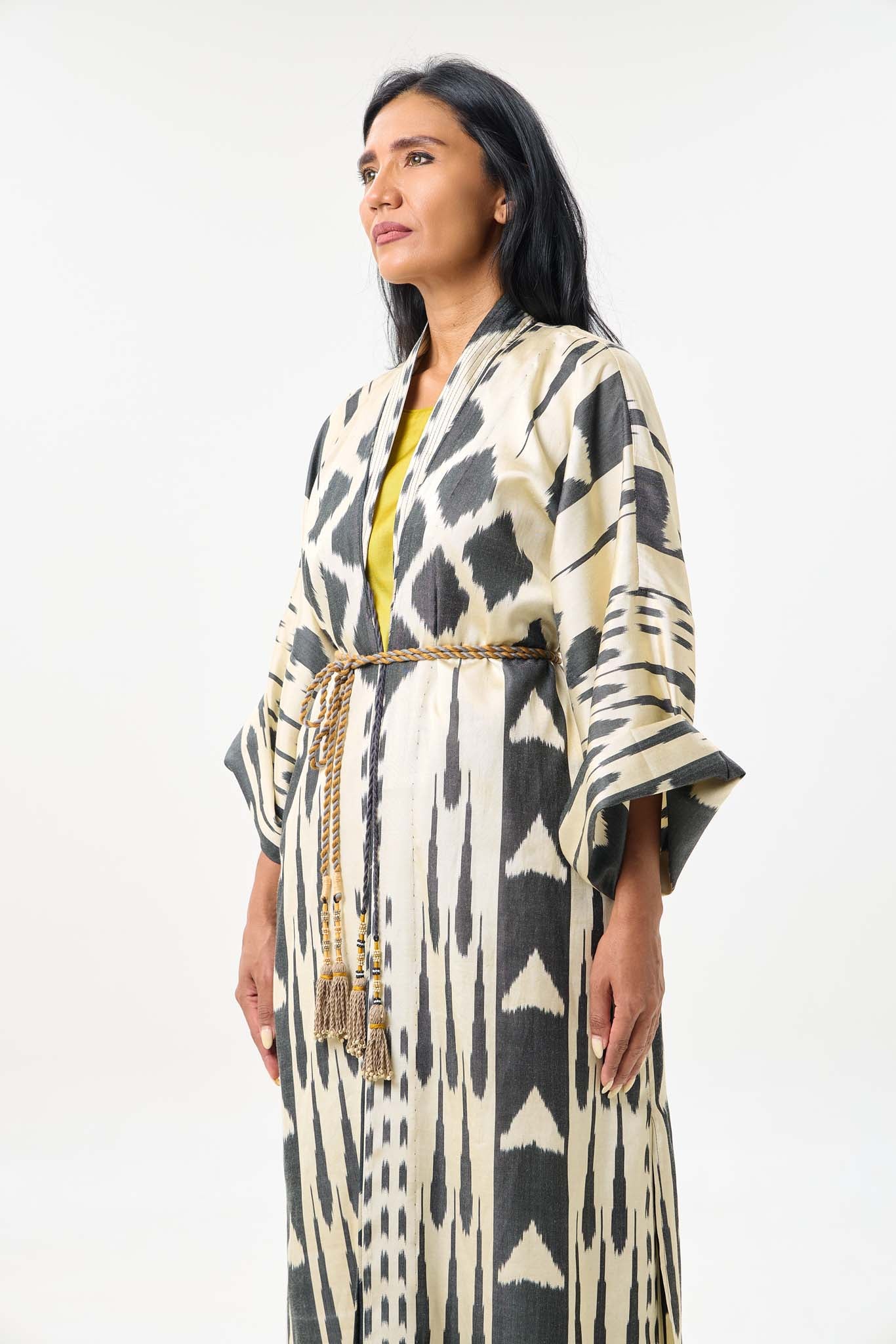 SILK IKAT KIMONO DUSTER