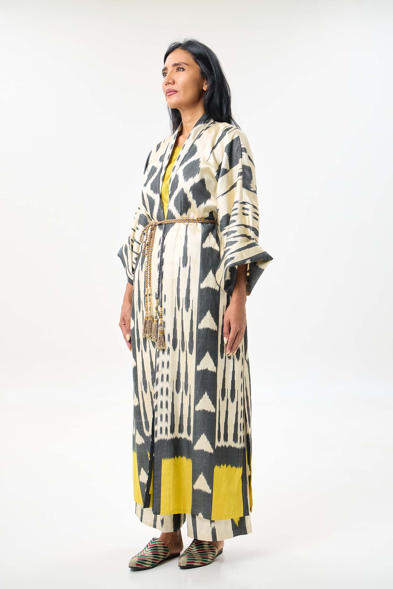 SILK IKAT KIMONO DUSTER