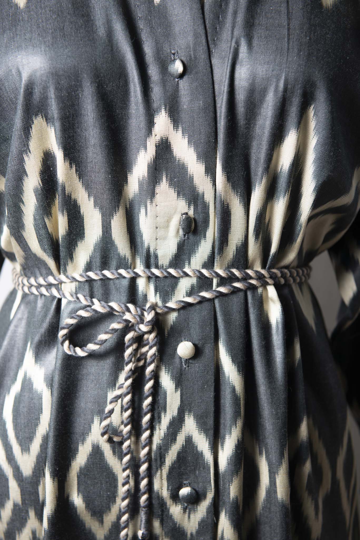 SILK IKAT SHIRT DRESS