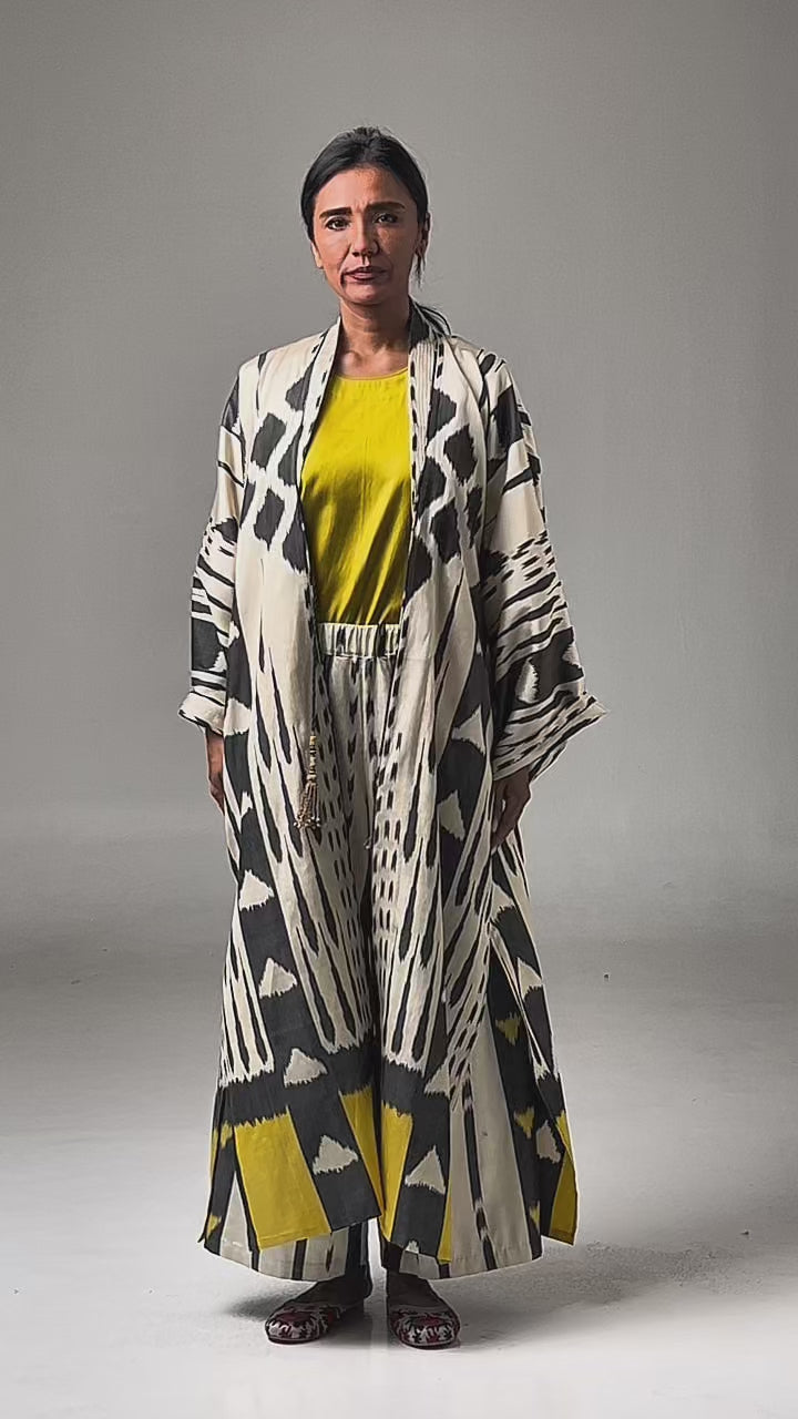 SILK IKAT KIMONO DUSTER