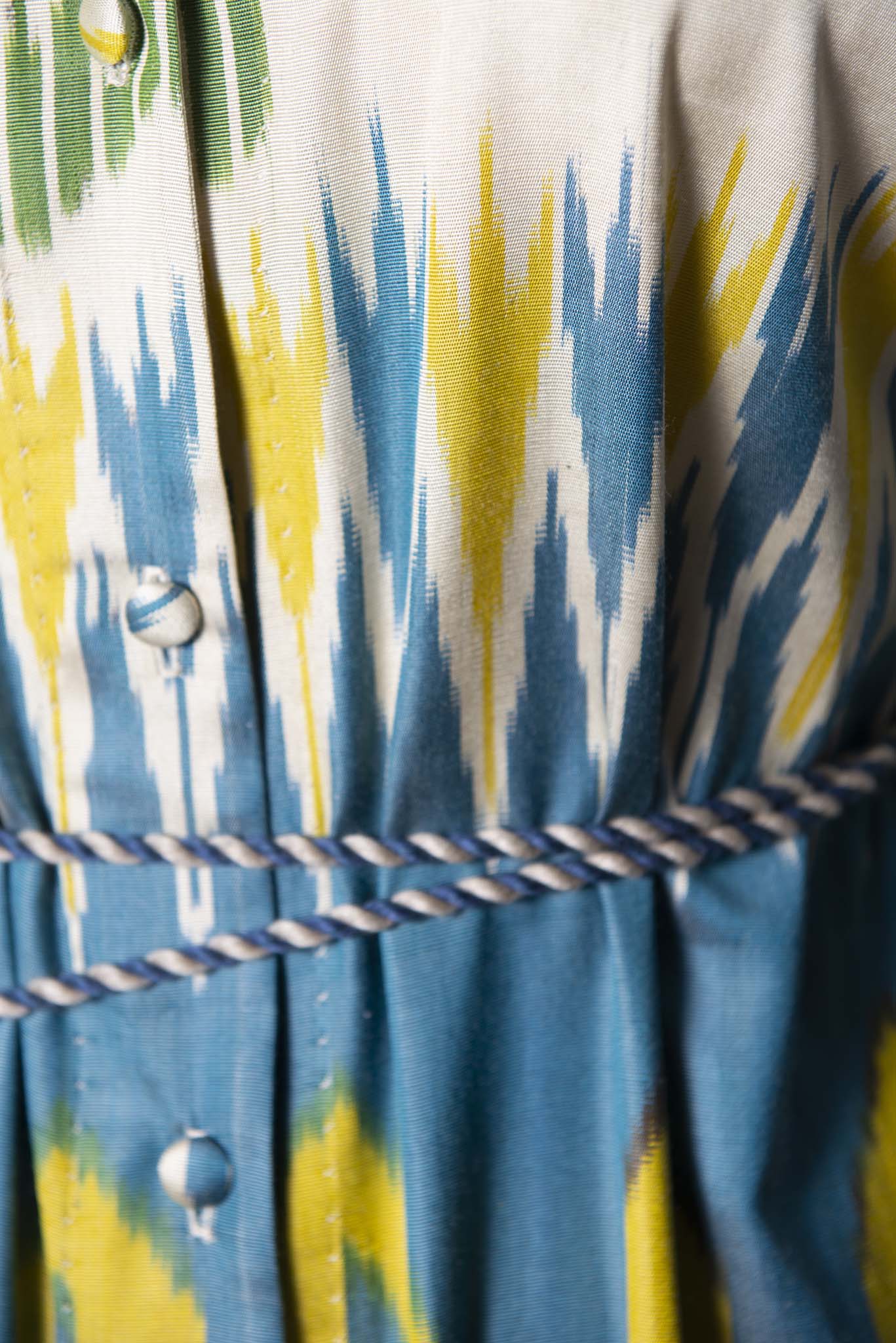 SILK IKAT SHIRT DRESS