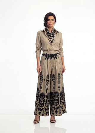 SILK IKAT WIDE LEG PANTS IK104
