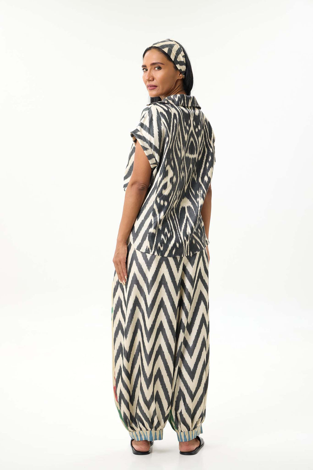 COMBO HAREM WRAP PANTS