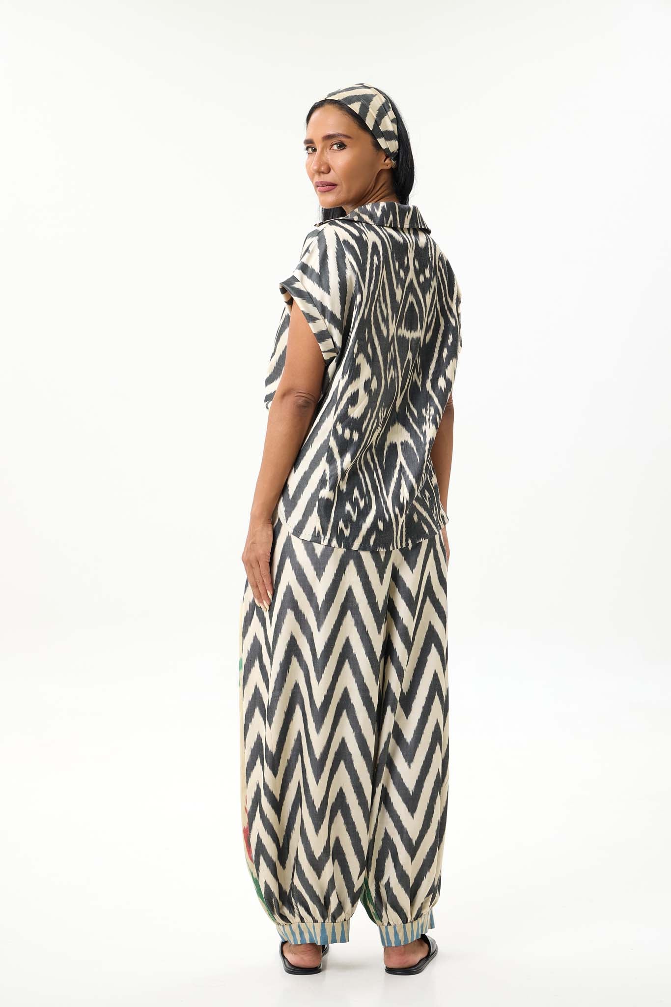 COMBO HAREM WRAP PANTS