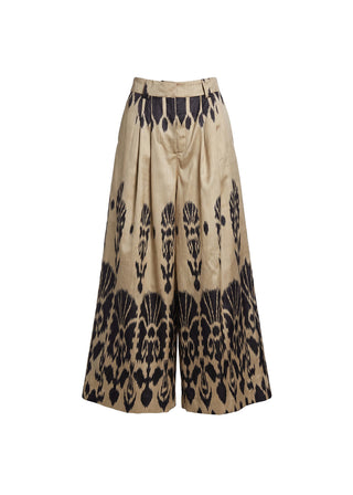 SILK IKAT WIDE LEG PANTS IK104