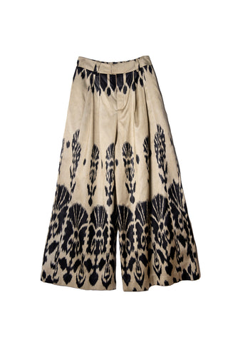 SILK IKAT WIDE LEG PANTS IK104