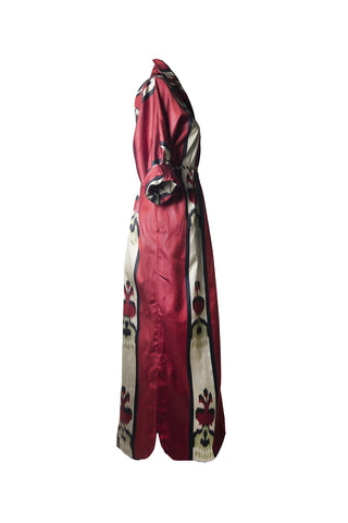 SILK IKAT LONG KAFTAN DRESS IK101