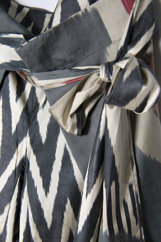 SILK IKAT REVERSIBLE HAREM PANTS IK103/IK02