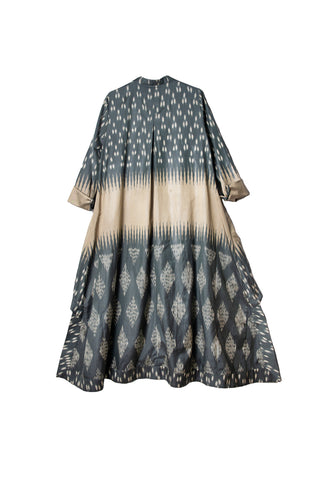 HIGH-LOW SILK IKAT TUNIC IK85