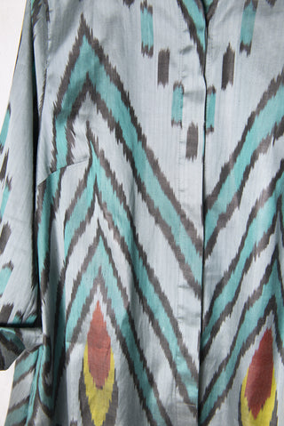 HIGH-LOW SILK IKAT TUNIC IK109