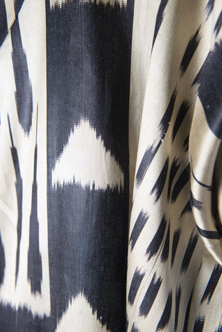 SILK IKAT DROP SHOULDER TOP IK98