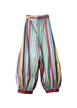 SILK IKAT REVERSIBLE HAREM PANTS IK101 / STR