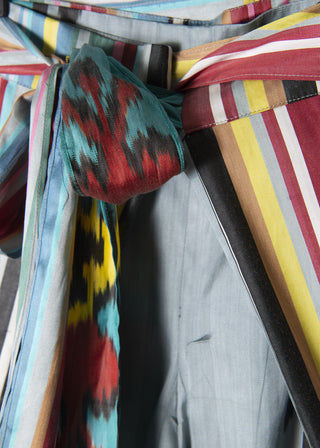 SILK IKAT REVERSIBLE HAREM PANTS IK108 / STR