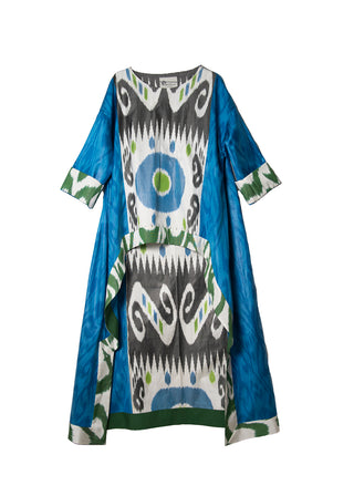 HIGH-LOW SILK IKAT TUNIC IK92/IK93