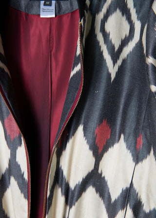 SILK IKAT BOMBER JACKET IK99