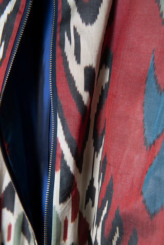 SILK IKAT BOMBER JACKET IK83