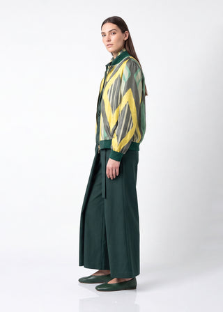 SILK IKAT BOMBER JACKET IK94