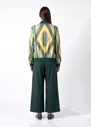 SILK IKAT BOMBER JACKET IK94