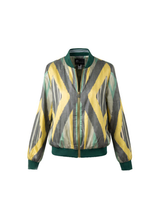 SILK IKAT BOMBER JACKET IK94