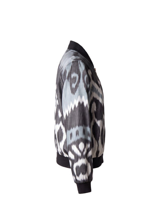 SILK IKAT BOMBER JACKET IK96