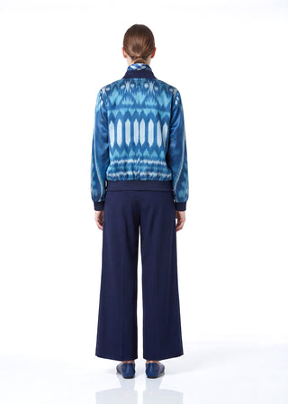 SILK IKAT BOMBER JACKET IK107