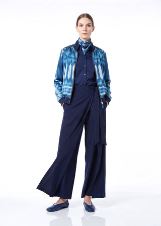 SILK IKAT BOMBER JACKET IK107