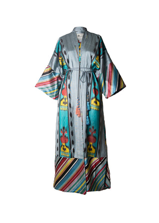 SILK IKAT KIMONO DUSTER IK106
