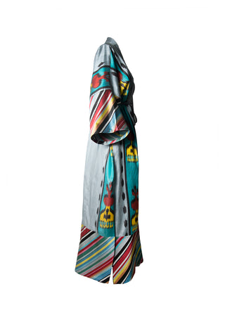 SILK IKAT KIMONO DUSTER IK106