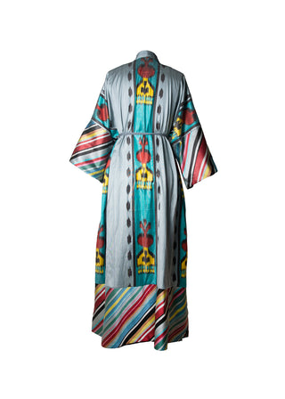 SILK IKAT KIMONO DUSTER IK106