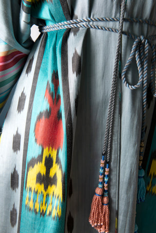 SILK IKAT KIMONO DUSTER IK106