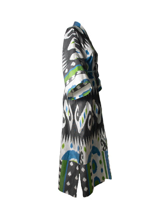 SILK IKAT KIMONO DUSTER IK92/IK91