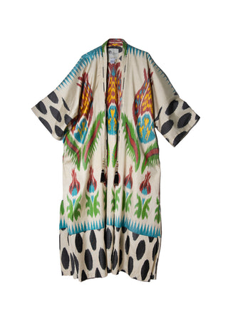 SILK IKAT KIMONO DUSTER IK88
