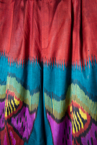 SILK IKAT WIDE LEG PANTS IK112