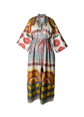 SILK IKAT KIMONO DUSTER IK77/IK76