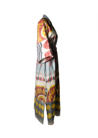 SILK IKAT KIMONO DUSTER IK77/IK76