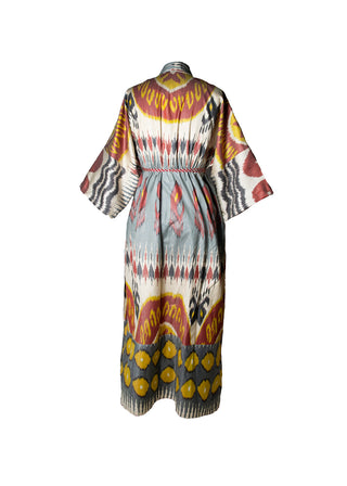 SILK IKAT KIMONO DUSTER IK77/IK76