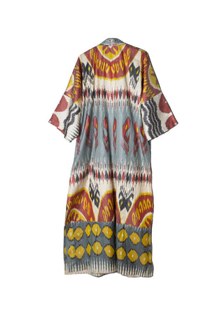 SILK IKAT KIMONO DUSTER IK77/IK76