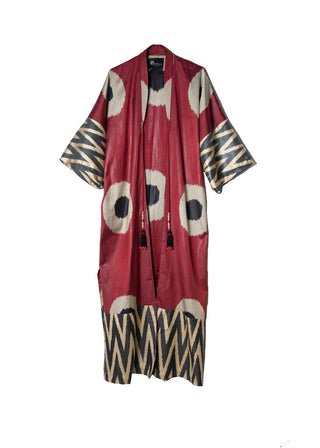 SILK IKAT KIMONO DUSTER IK100