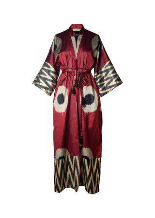 SILK IKAT KIMONO DUSTER IK100