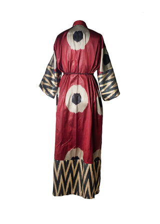 SILK IKAT KIMONO DUSTER IK100