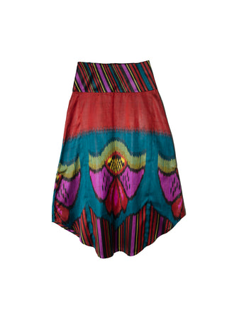 SILK IKAT SKIRT IK112
