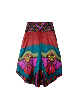 SILK IKAT SKIRT IK112