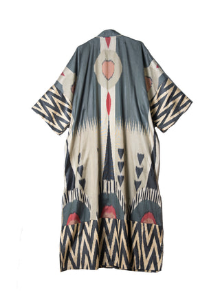SILK IKAT KIMONO DUSTER IK103
