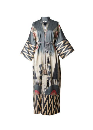 SILK IKAT KIMONO DUSTER IK103