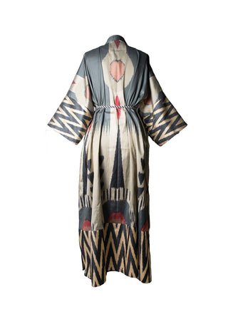 SILK IKAT KIMONO DUSTER IK103