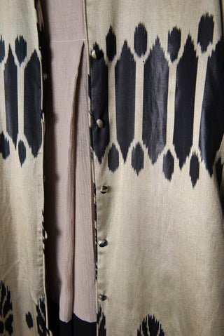 SILK IKAT MAXI KAFTAN / IK104