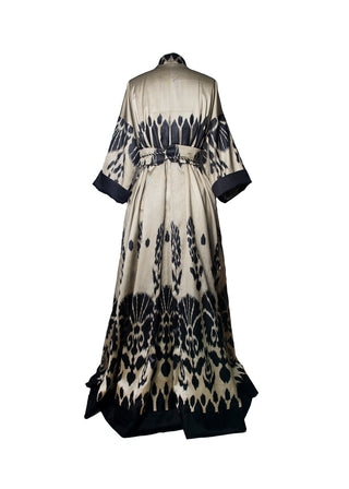 SILK IKAT MAXI KAFTAN / IK104