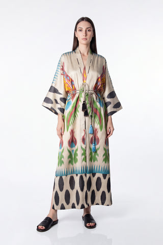SILK IKAT KIMONO DUSTER IK88
