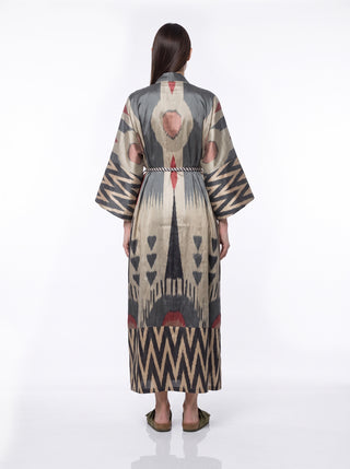 SILK IKAT KIMONO DUSTER IK103